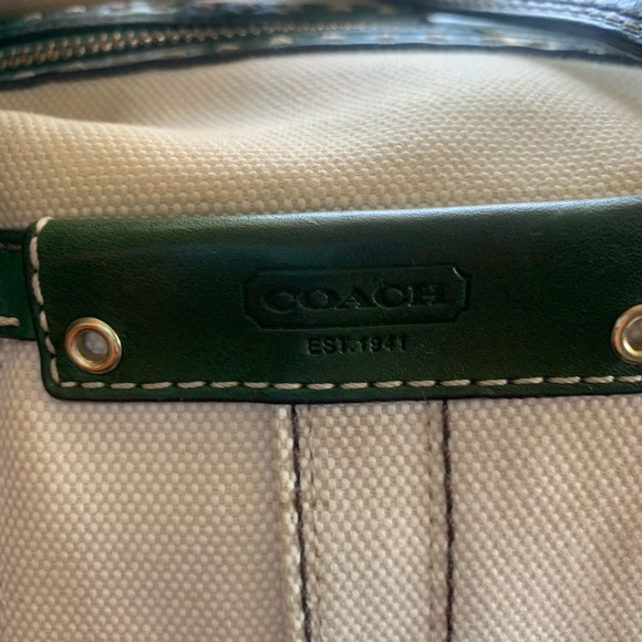 Coach Legacy Leather Fabric Vintage Satchel - Picture 4 of 10